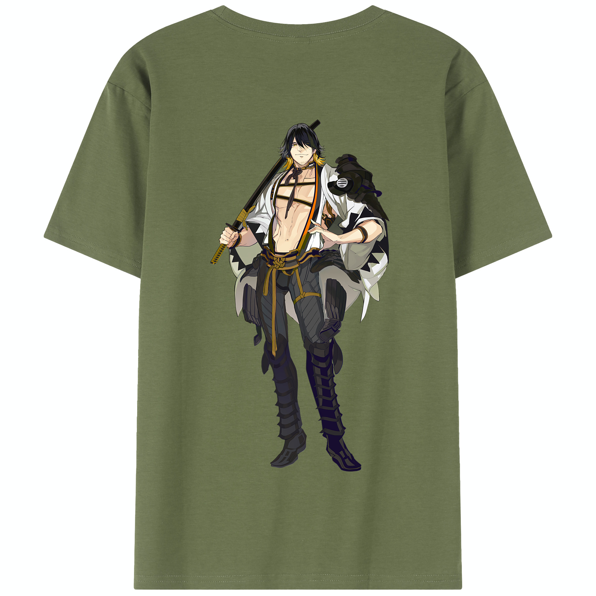（画像用） 刀剣乱舞 Touken Ranbu 綿100％半袖Tシャツ（背面プリント）